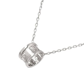 Gucci Icon Necklace 42cm K18 WG White Gold 750