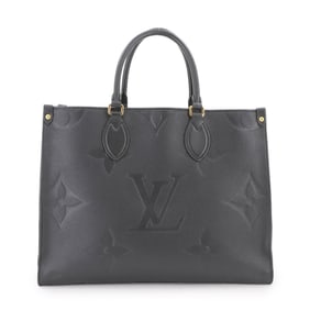 Louis Vuitton Monogram Empreinte On-the-Go MM 2-way Tote/Shoulder Bag in Leather Noir (M45595) with