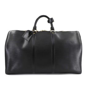 Louis Vuitton Keepall 50 Boston Bag in Epi Leather, Noir Black, M42962
