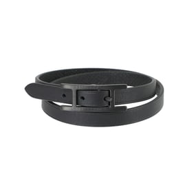 Hermes Hermès Be Hapi Double Tour reversible bracelet in Swift, Epsom, and So Black T5