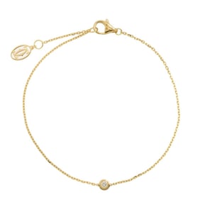 Cartier d'Amour Bracelet, XS, 18cm, Diamond, 18K Yellow Gold, 750 Diamant Léger Bracelet