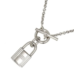 Hermes HERMES Necklace 39cm Silver SV 925 Amulet Cadena