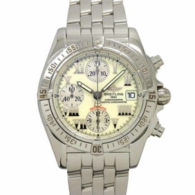 Breitling Cockpit A13358 Men's Automatic Watch with Date Display, Ivory