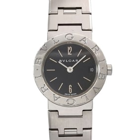 BVLGARI BB23SS Women's Watch Date Black Quartz