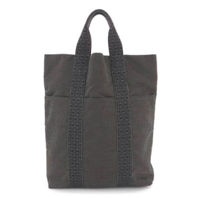 Hermes Hermès Herline Cabas Tote Bag in Gray Canvas
