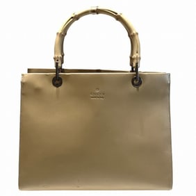Gucci Bamboo 1016 Beige Tote Bag/Handbag for Women
