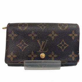 Louis Vuitton Monogram Porte-Monnaie Tresor M61730 Bifold Wallet for Men and Women