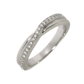 Harry Winston Trist One Row Band Ring with Diamonds in Platinum