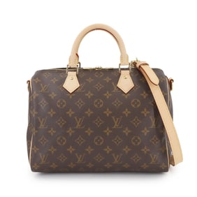 Louis Vuitton Monogram Speedy Bandouliere 30 2-way Hand/Shoulder Bag, Brown, M41112, RFID,