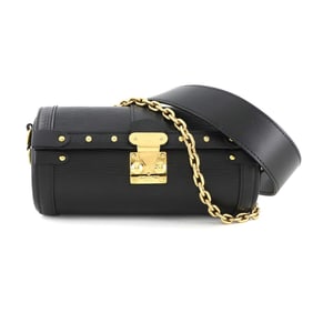 Louis Vuitton Epi Papillon Trunk Shoulder Bag in Leather, Noir, M58655, RFID