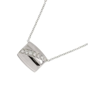 Piaget Diamond Necklace 42cm K18 WG White Gold 750