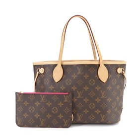Louis Vuitton Monogram Neverfull PM Tote Bag, Brown, Pivoine, M41245, RFID