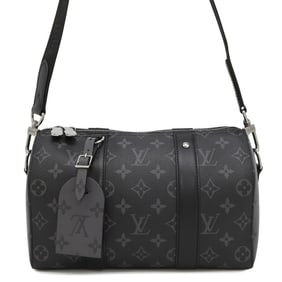 Louis Vuitton Monogram Eclipse Reverse City Keepall Shoulder Bag M45936 Black