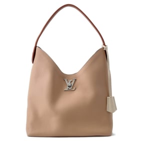 Louis Vuitton Rock Me Hobo Leather Shoulder Bag M44330 LOUIS VUITTON Beige