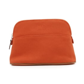 Hermes Bolide Pouch Bag Mini Orange Canvas HERMES