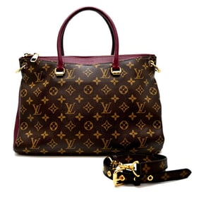 Louis Vuitton Pallas Women's Handbag M41633 Monogram Purple