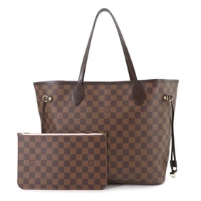 Louis Vuitton Damier Neverfull MM Tote Bag in Ebene Rose Ballerine (N41603)