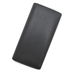 Louis Vuitton Taiga Portefeuille Brazza Long Wallet M30501 LOUIS VUITTON Black Men's