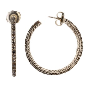 David Yurman Hoop Earrings