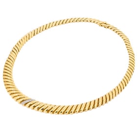 18k Italian Fleaxable Necklace