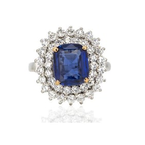 Royal Blue Sapphire Ring
