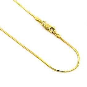14k 17" Snake Chain