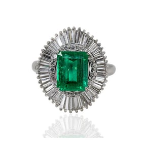 Emerald Ballerina Ring