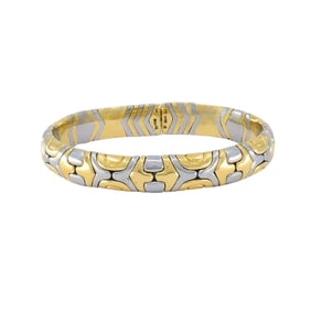 Bvlgari Vintage Bulgari 18k Two-Tone Gold Alveare Bracelet