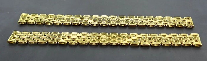 18k Yellow Gold Van Cleef Bracelet Pieces