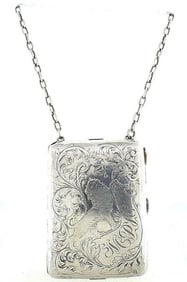 Antique Sterling Silver Compact