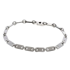 Cartier Fidelity Heart Bracelet (No Key) 18K White Gold Women's