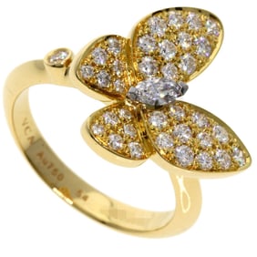 Van Cleef & Arpels de Papillon Diamond #54 Ring in 18K Yellow Gold for Women.