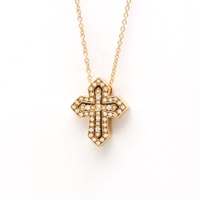 Damiani Belle Époque Crown Necklace Pink Gold (18K) Diamond Women,Men Fashion Pendant Necklace