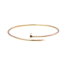 Cartier Juste Un Clou Pink Gold (18K) No Stone Bangle Pink Gold