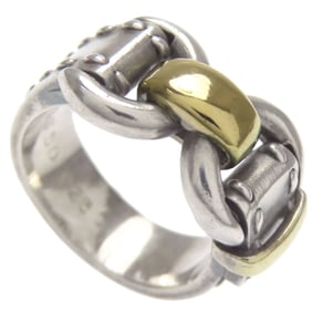 Hermes Montevideo Ring, Silver, Women's, HERMES
