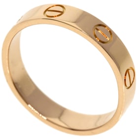 Cartier Mini Love Ring #51, 18K Pink Gold, Women's