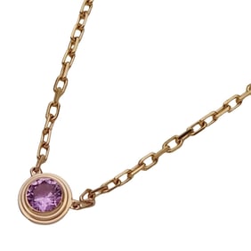 Cartier Women's Necklace, 750PG, Pink Gold, B7218400, with Sapphire and Amour Stone, Polished,
