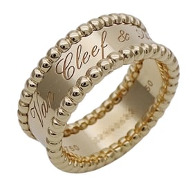 Van Cleef & Arpels Women's Ring, 750YG Perle Senior Tulle Yellow Gold, #50, Approximately Size 10,