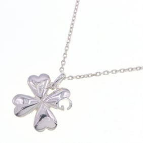 Gucci Necklace 233926 SV Sterling Silver 925 Pendant Choker Heart Clover Women's GUCCI