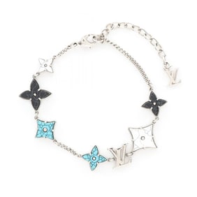 Louis Vuitton Monogram Sunrise Bracelet in Stainless Steel and Silver, Multicolored, for Women