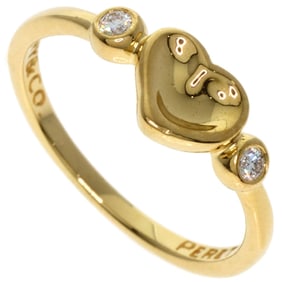 Tiffany & Co. Full Heart 2-Piece Diamond Ring in 18K Yellow Gold for Women.