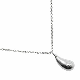 Tiffany & Co. Elsa Peretti Teardrop Necklace, 925 Sterling Silver, Approx. 3.0g, Women's