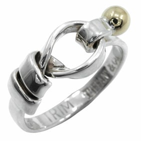 Tiffany & Co. Love Knot Ring, Size 9.5, 18K Yellow Gold and 925 Silver, Approx. 2.8g, Women's