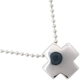 Tiffany & Co. Roman Cross Necklace, 925 Sterling Silver, Approx. 13.7g, Women's