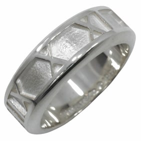 Tiffany & Co. Atlas Ring, Size 8.5, Sterling Silver, Approx. 5.1g, Women's
