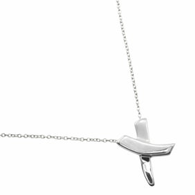Tiffany & Co. Paloma Picasso Kiss Necklace, 925 Sterling Silver, Approx. 2.5g, Women's