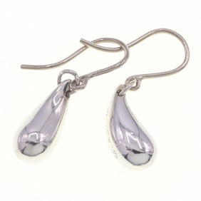 Tiffany & Co. Elsa Peretti Teardrop Earrings in Sterling Silver (925) with Hooks, Droplets, and