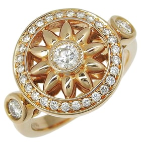 Harry Winston, Winston Gate, size 7.5, Rosette Circle Ring, FRDRRD1MWG, 18K Yellow Gold with