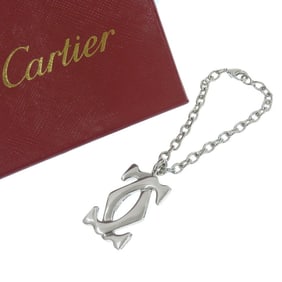 Cartier Decor 2C Motif Key Ring Charm