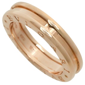 Like new BVLGARI 8.0g B-ZERO1 single-band ring in 18KPG pink gold, size 55, 14.5, XS